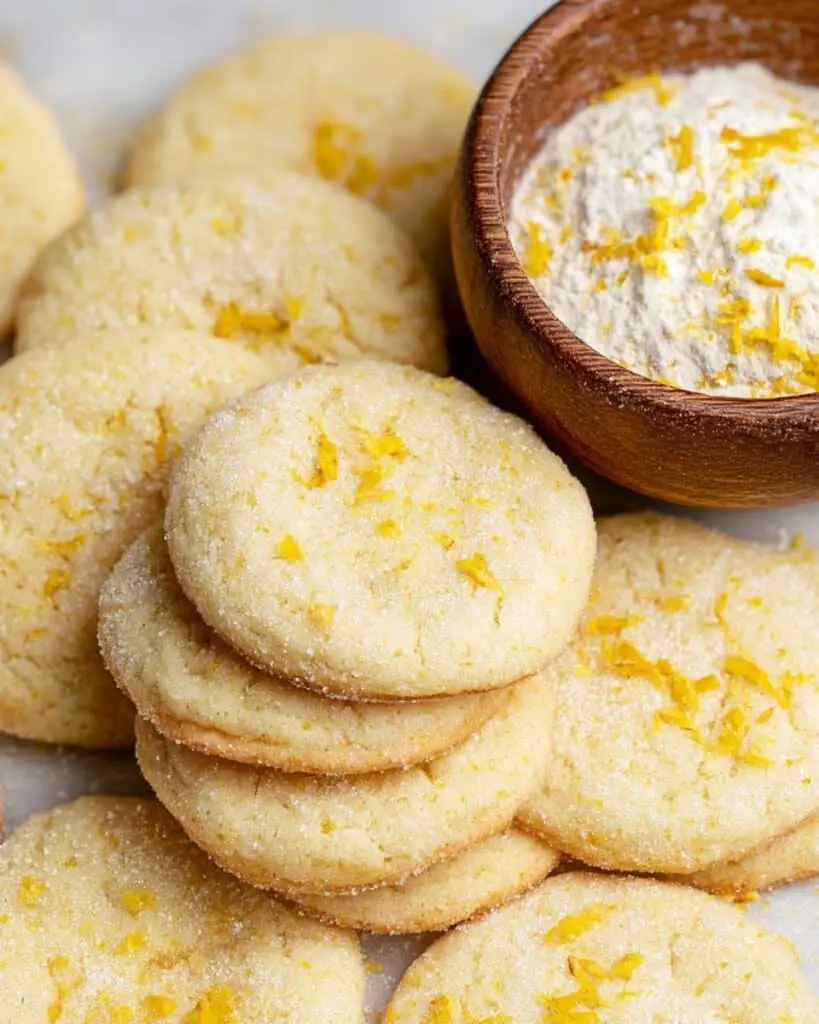 Soft & Chewy Lemon Cookies Recipe