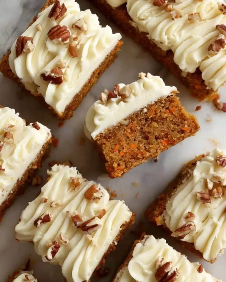 Carrot Cake Bars with Cream Cheese Frosting Recipe