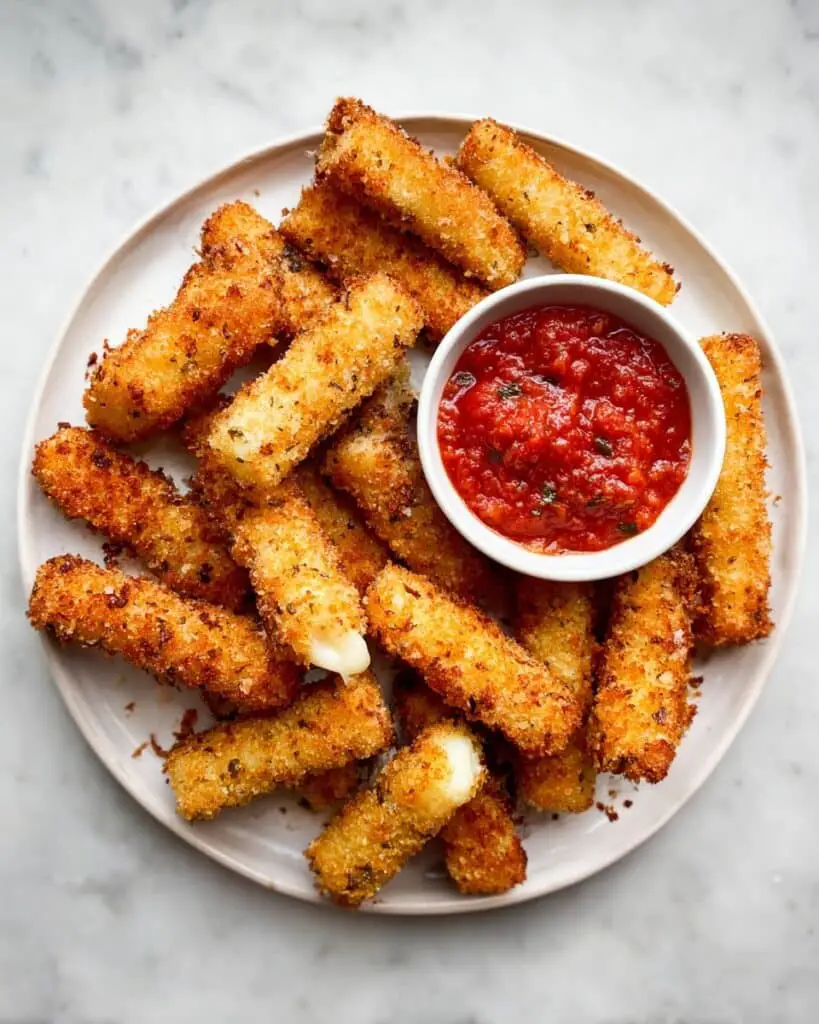 Homemade Mozzarella Sticks Recipe