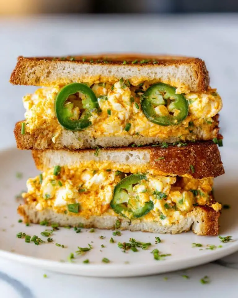 Crispy Egg Salad Cakes with Spicy Sriracha and Mozzarella Recipe