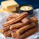 Baked Churros with Cinnamon Sugar, Chocolate, and Coconut Recipe
