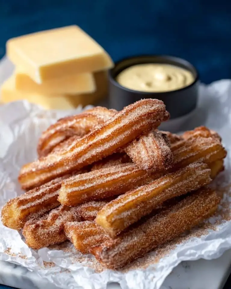 Baked Churros with Cinnamon Sugar, Chocolate, and Coconut Recipe