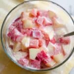Mexican Fruit Salad with Cream Recipe