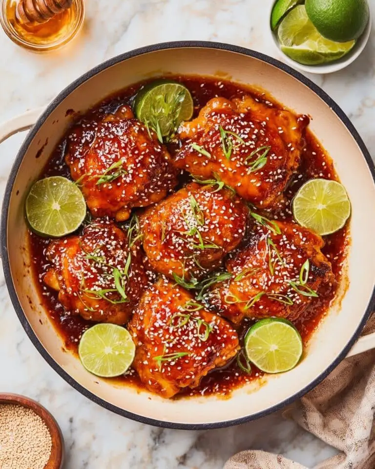 Sticky Honey Ginger Chicken Recipe