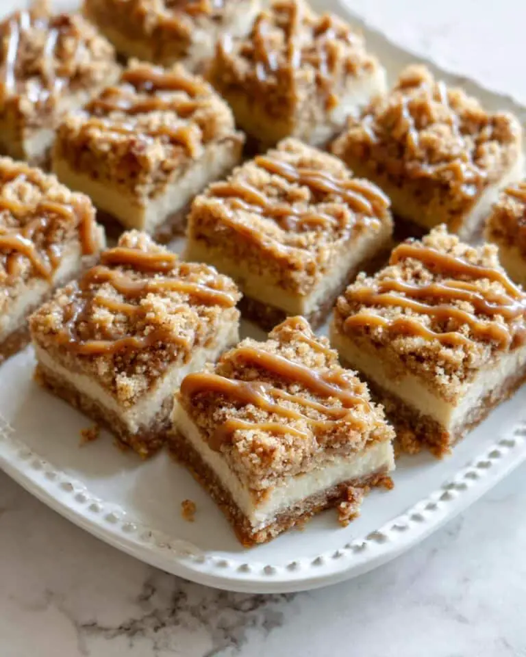 Caramel Apple Cheesecake Bars Recipe