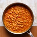 Creamy Tomato Coconut Bean Skillet Recipe