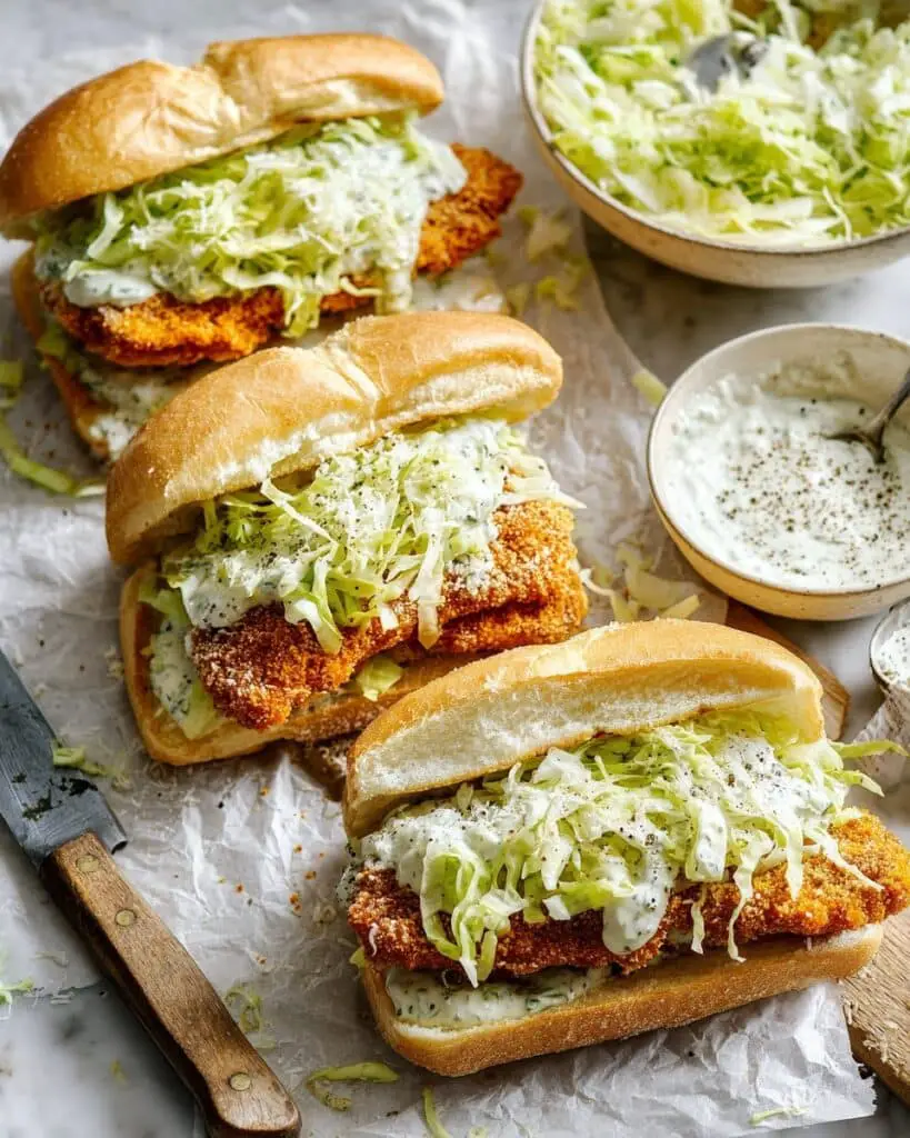 Chicken Caesar Sandwiches Recipe