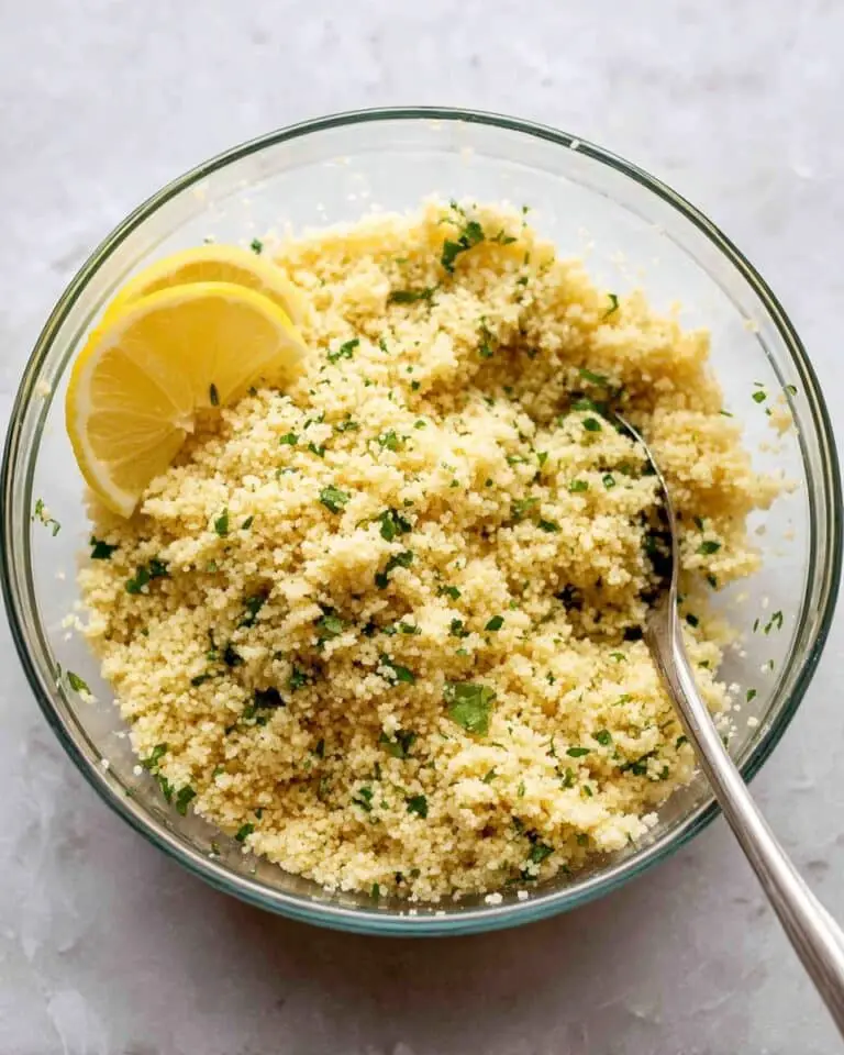 Flavorful Couscous with Herbs, Dried Apricots, and Toasted Almonds Recipe