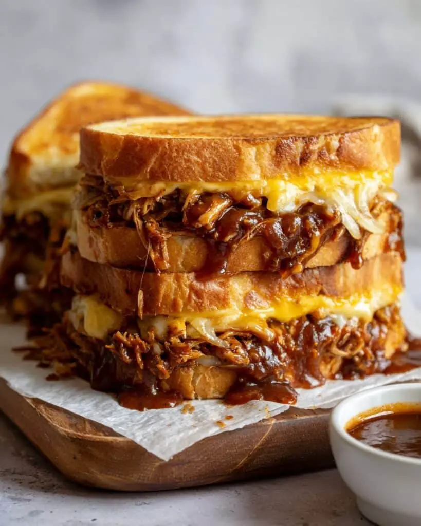 BBQ Chicken Grilled Cheese Recipe