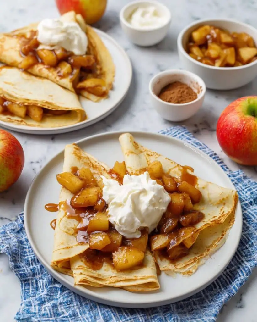 Cinnamon Apple Crepes Recipe