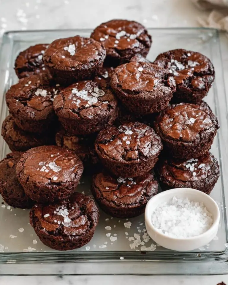 One Pot Chewy Brownie Bites Recipe