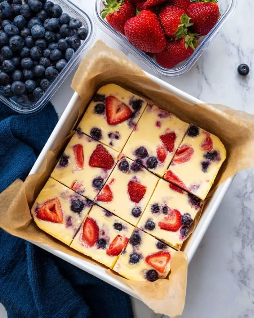 Baked Yogurt with Berries Recipe