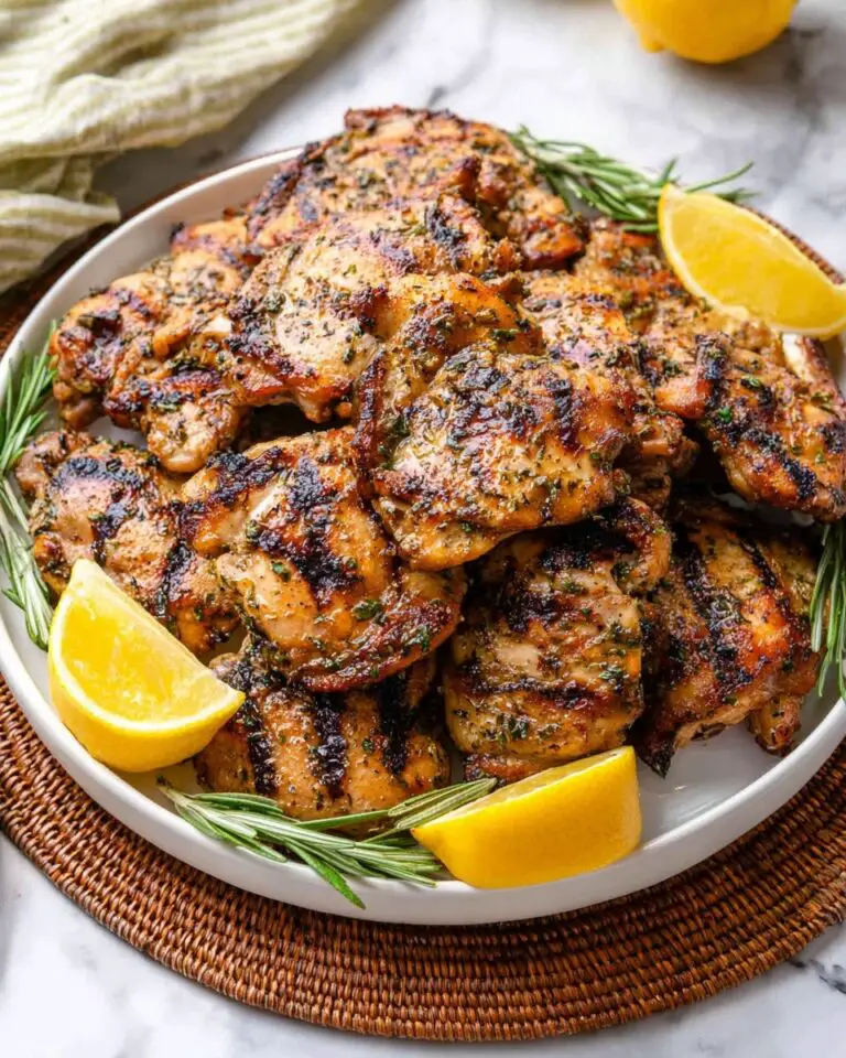 Lemon & Garlic Greek Marinated Chicken Recipe