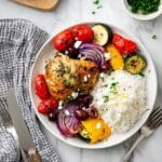 Greek Sheet Pan Chicken Dinner Recipe