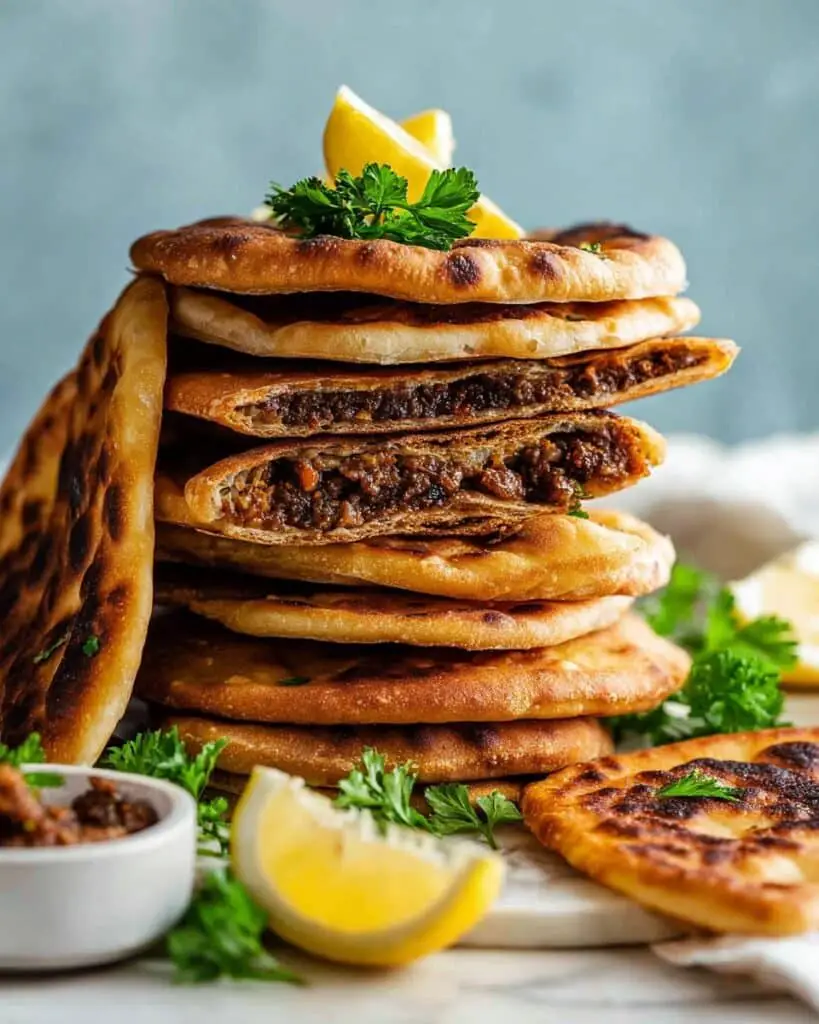 Crispy Lebanese Meat Stuffed Pita – Arayes Recipe