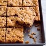 Dark Chocolate Coconut Blondies Recipe