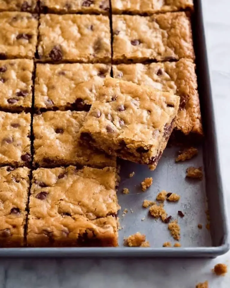 Dark Chocolate Coconut Blondies Recipe