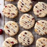 Cranberry Orange Icebox Cookies Recipe