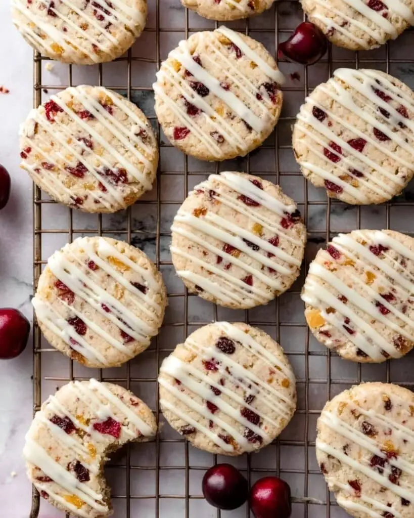 Cranberry Orange Icebox Cookies Recipe
