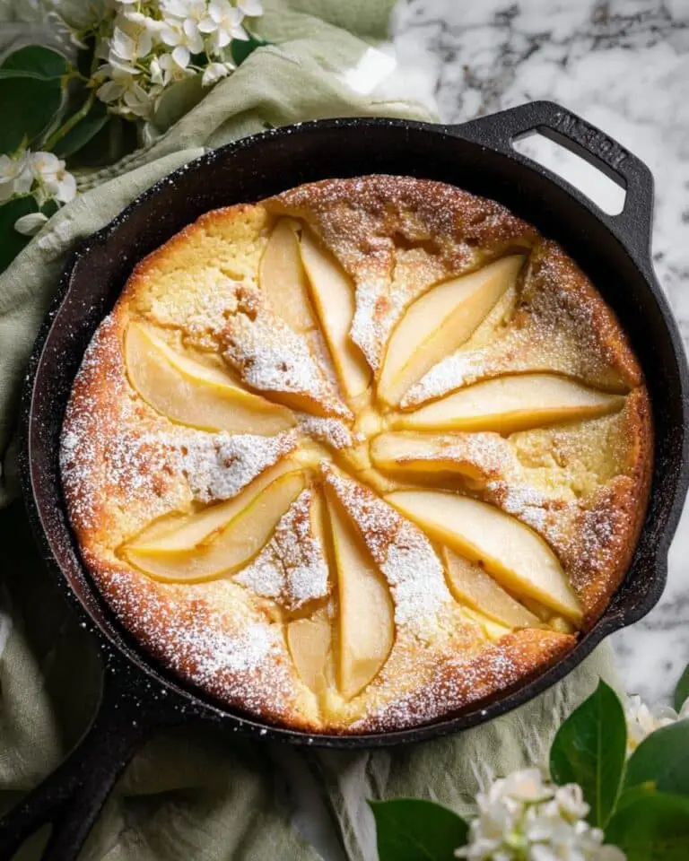 Pear Custard Pie Recipe