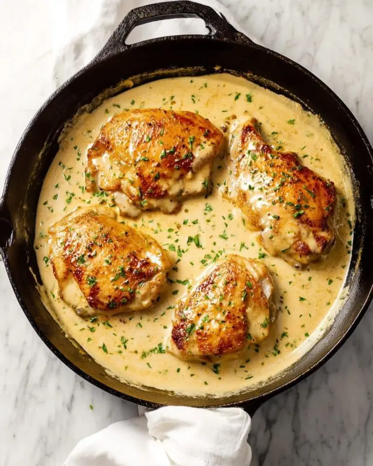 Creamy Honey Mustard Chicken Recipe