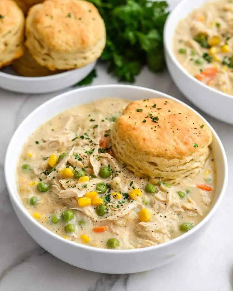 Easy Slow Cooker Chicken Pot Pie Recipe