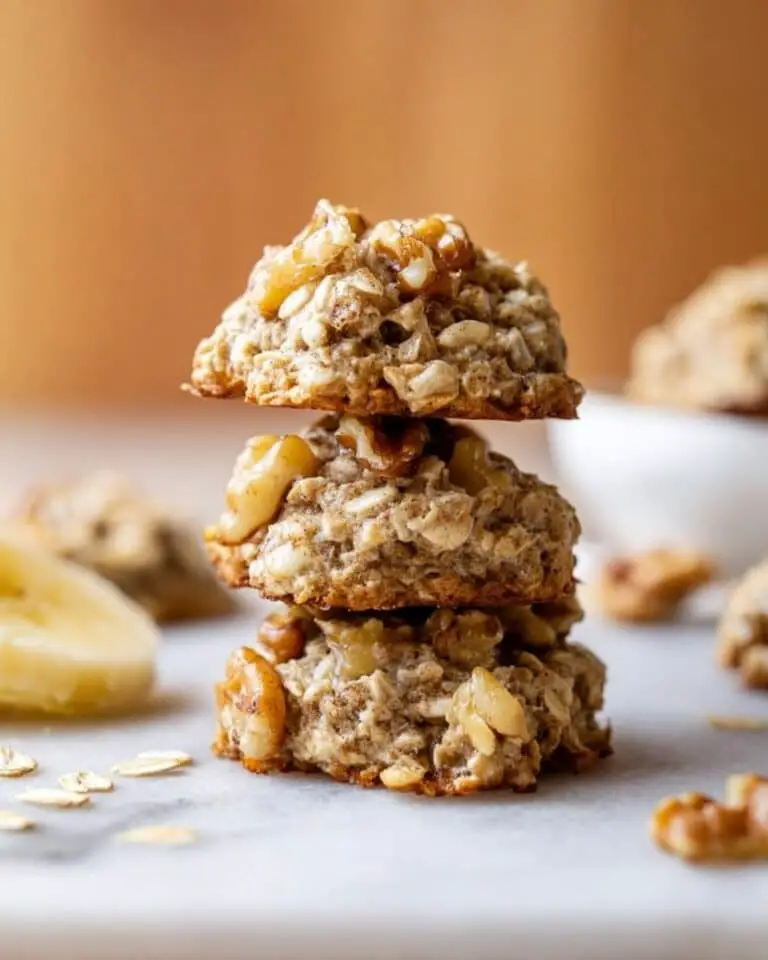 Healthy Banana Oatmeal Cookies Recipe