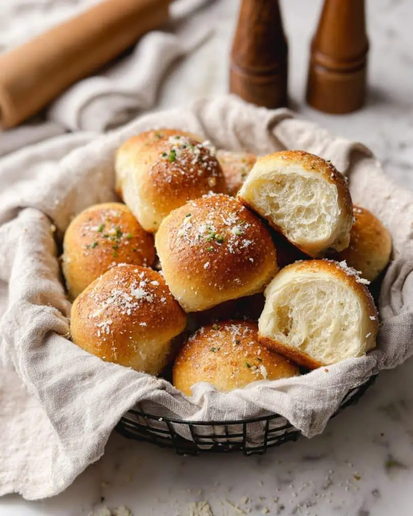 Garlic Parmesan Pull Apart Rolls Recipe