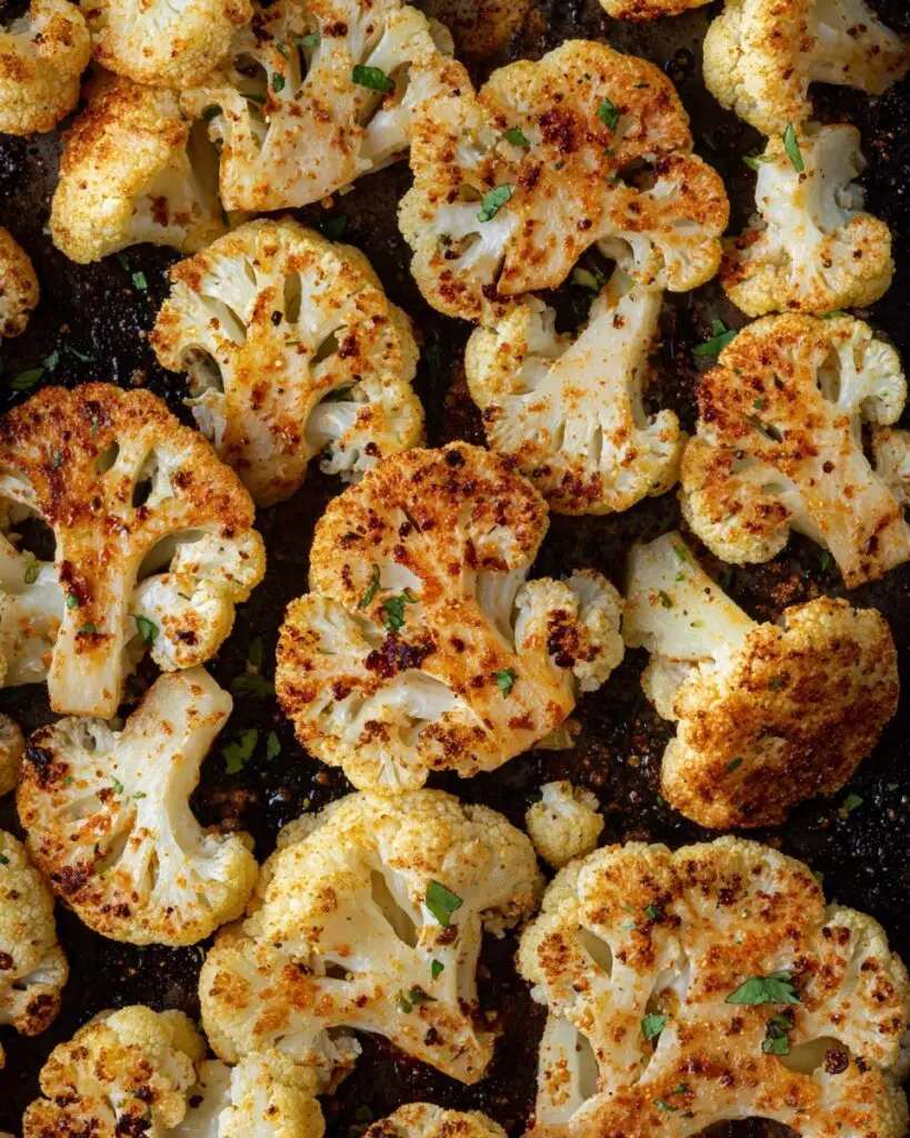 Oven Roasted Cauliflower Recipe