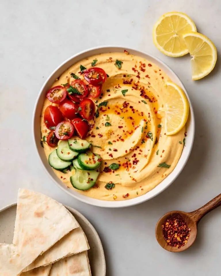 Smoky Paprika Hummus (Oil-Free) Recipe