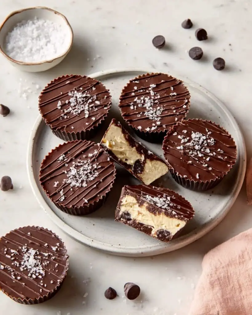 Dairy-Free High Protein Cookie Dough Yogurt Cups Recipe