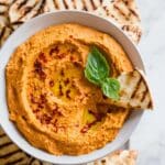 Pizza Hummus: Dairy-Free, Sesame-Free Veggie and Chip Dip Recipe