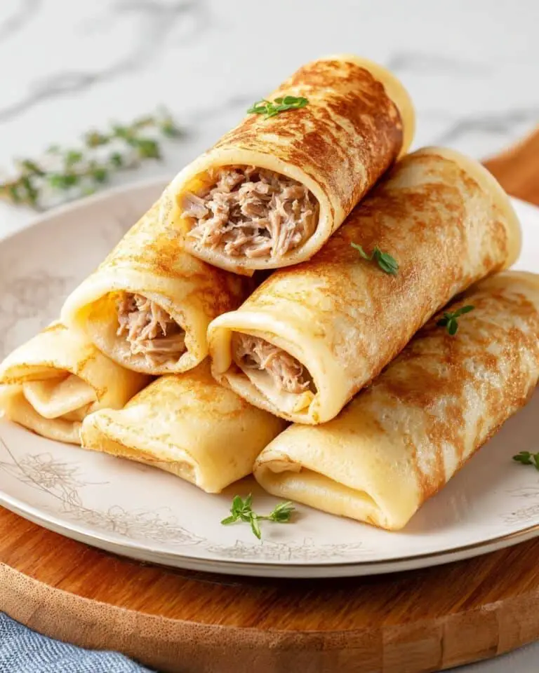 Easy Savory Chicken Crepes Recipe
