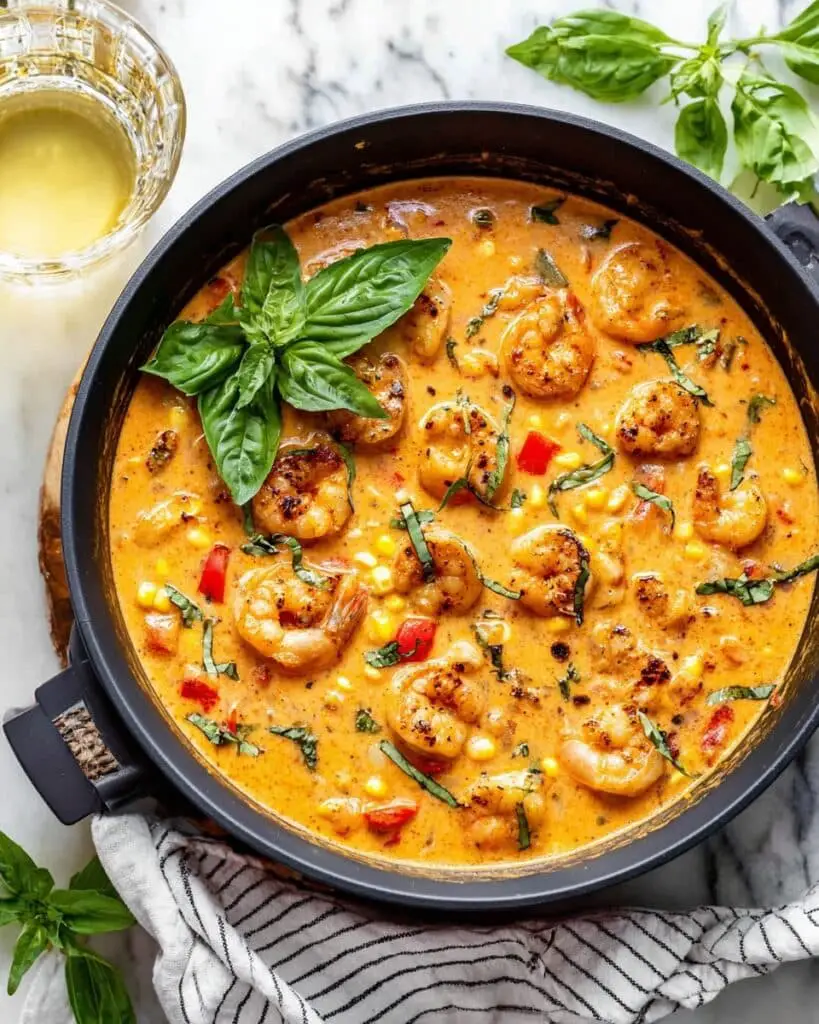 Creamy Coconut Shrimp Skillet Recipe