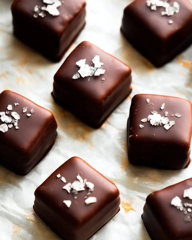 Salty Chocolate Date Caramels Recipe
