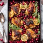 Baked Cranberry Chicken with Rosemary Recipe