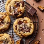 Brown Butter Toffee Chocolate Chip Cookies Recipe