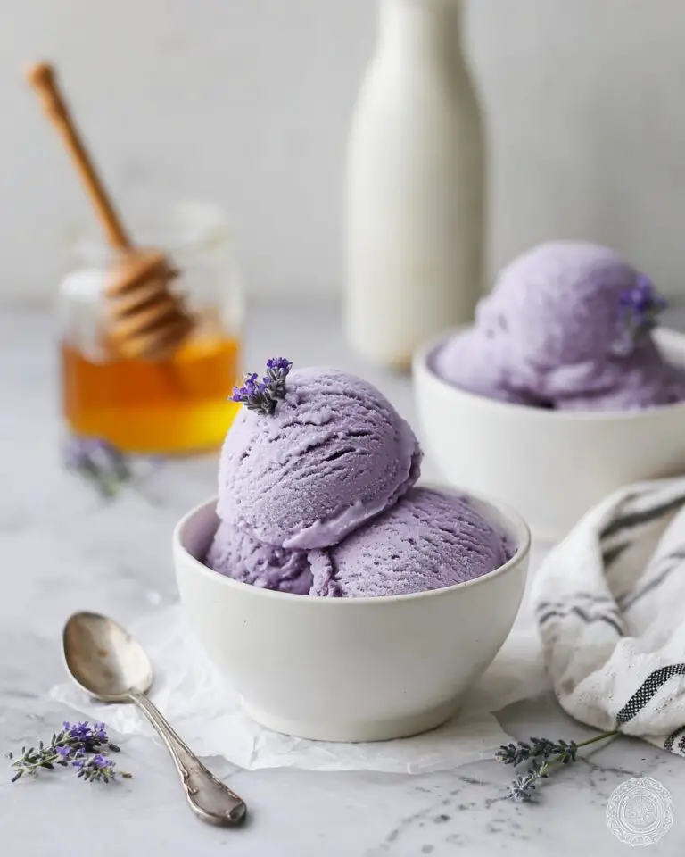Honey Lavender Ice Cream Recipe