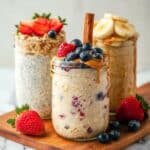 5 Minute High Protein Overnight Oats Recipe