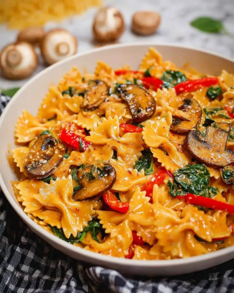 Creamy Vegan Fajita Pasta Recipe