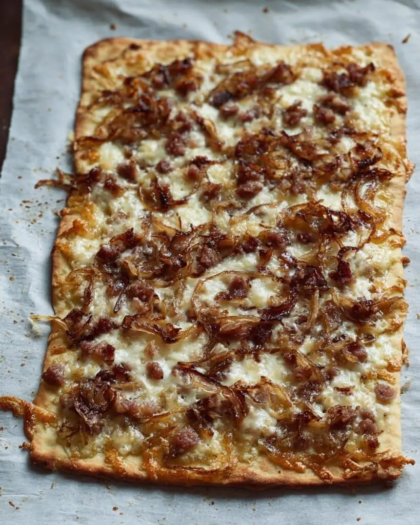 Caramelized Onion and Gruyère Flatbread Recipe