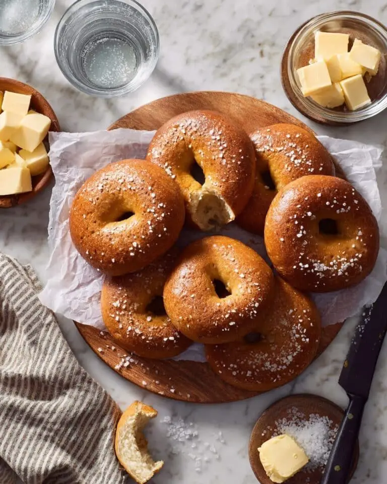 Sourdough Discard Pretzel Bagels Recipe