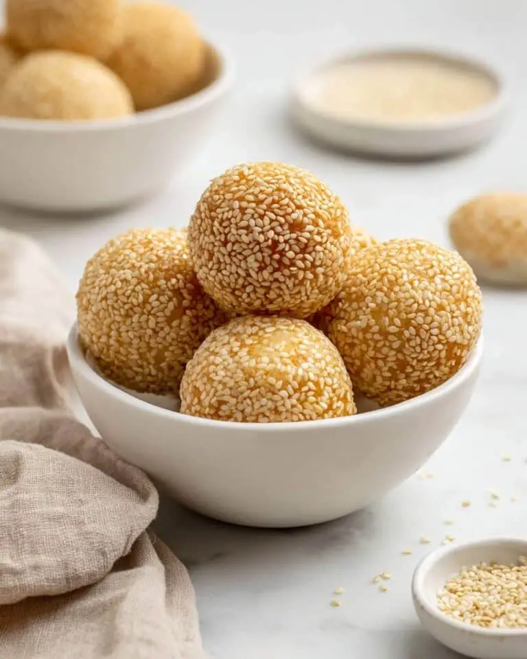 Sesame Balls with Red Bean Paste Recipe