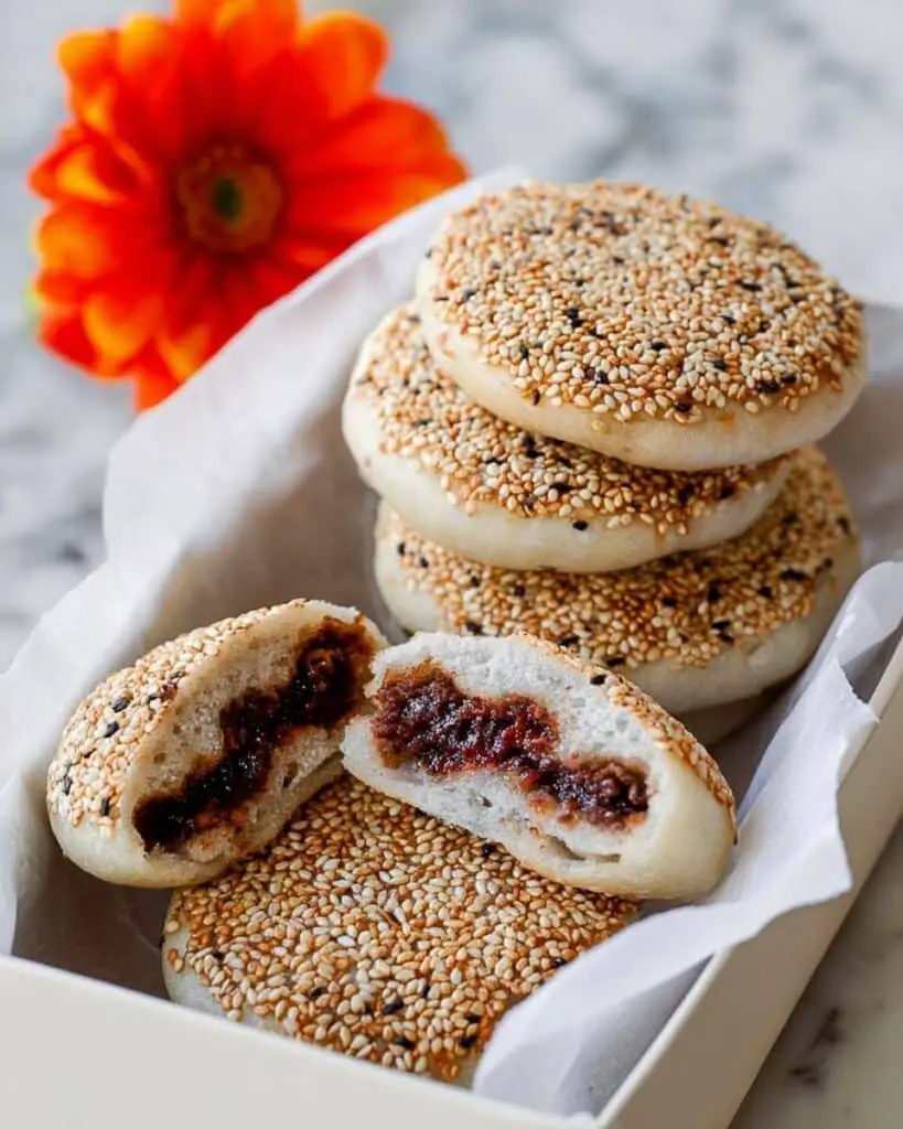 Sticky Rice Cake with Red Bean Paste Recipe