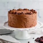 Date Sweetened Chocolate Layer Cake Recipe