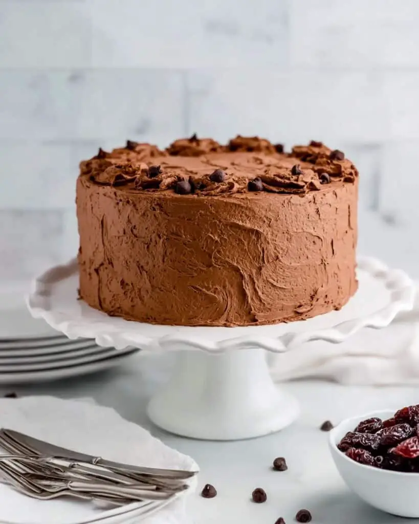 Date Sweetened Chocolate Layer Cake Recipe