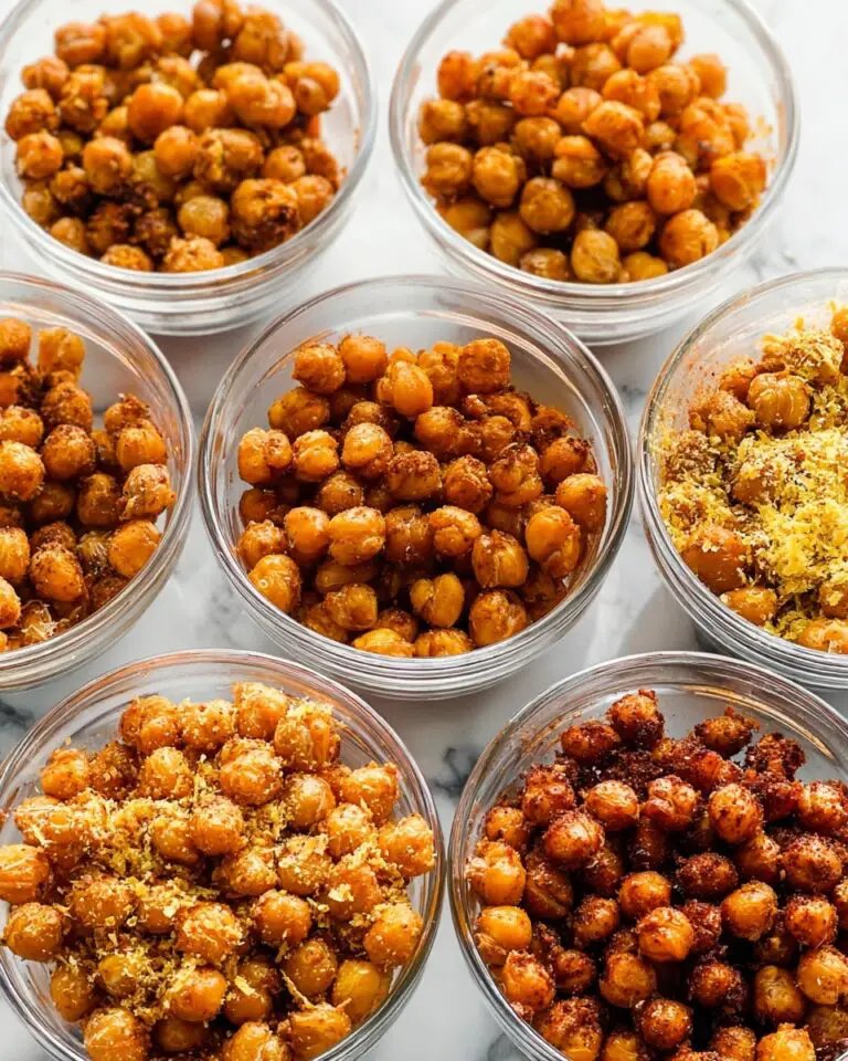 Crispy Roasted Chickpeas with 8 Flavor Options Recipe