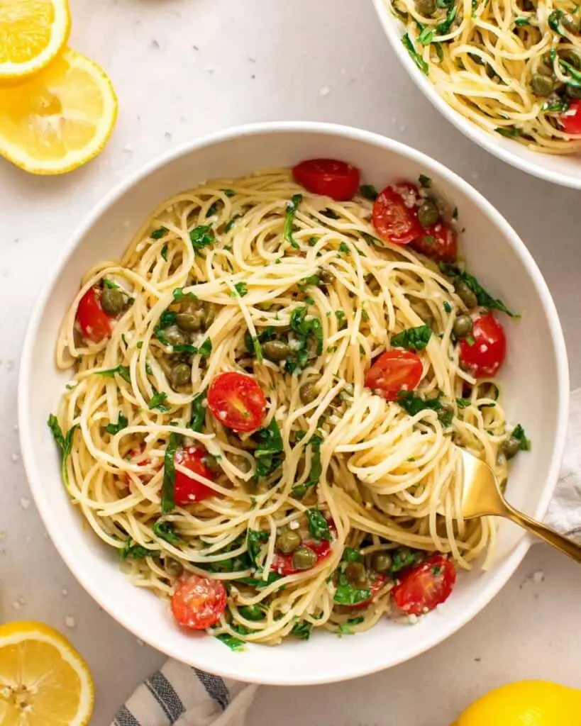 Lemon Capellini Salad with Arugula Recipe