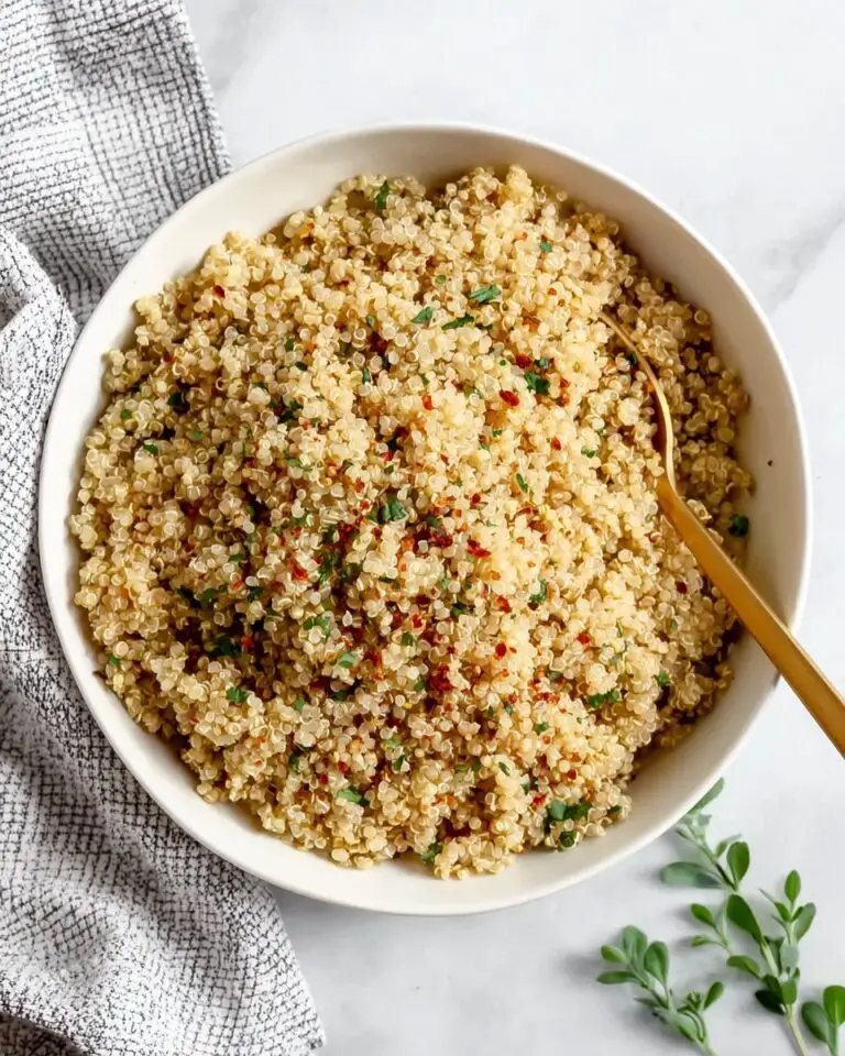 5-Ingredient Garlic Butter Quinoa Recipe