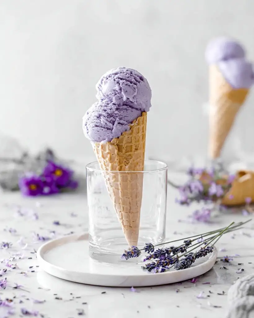 Homemade Lavender Ice Cream Recipe